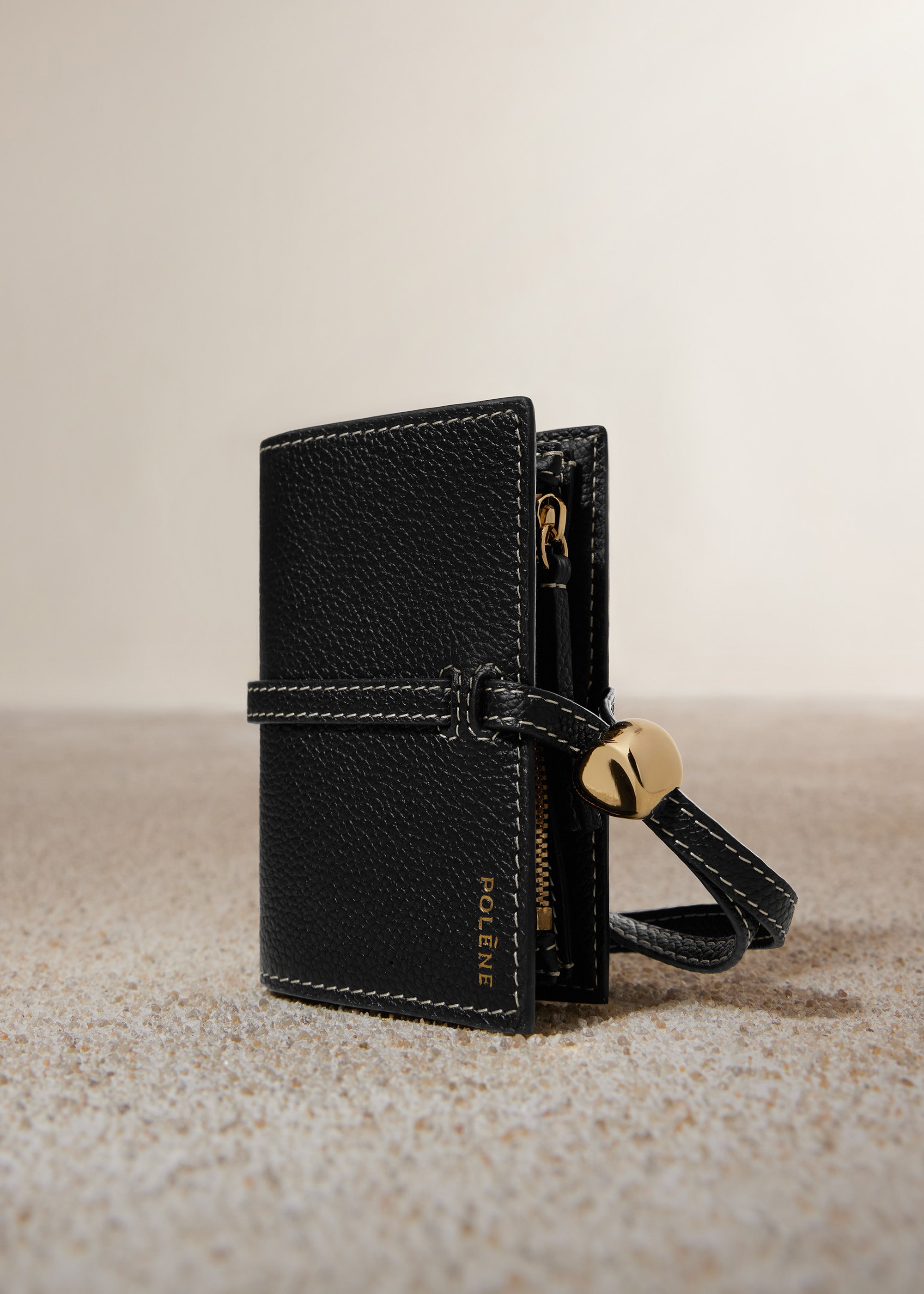 Porte cartes Kayé - Noir Grainé