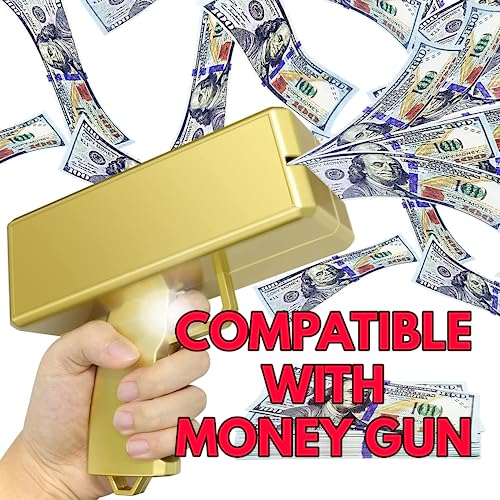 $100 DOLLAR BILLS, PROP MONEY DOLLARS | UK COMPANY | 100 FULL PRINT | $10,000 Stack | For Movies, Advertising, Play, Party, Supreme, Gun, Fancy Dress, Casino Games