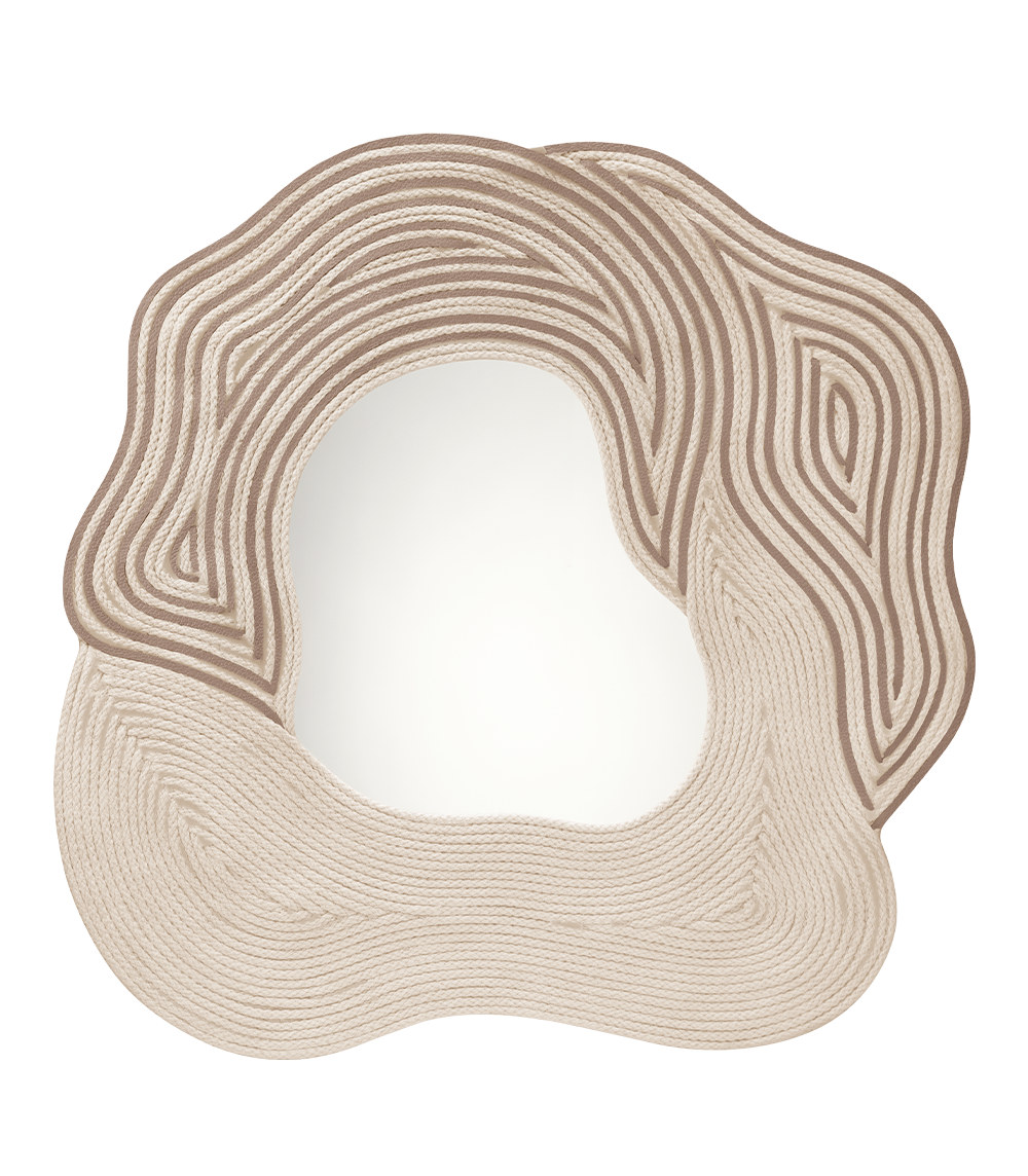 Miroir Oco - Camel Grainé